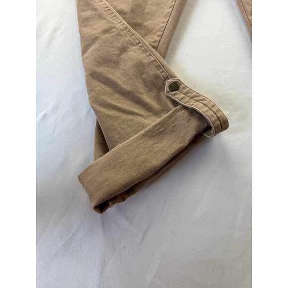 Democracy Ab Technology Jeans Womens 14 Brown Denim Roll Tab Hem Casual Straight - Picture 3 of 5